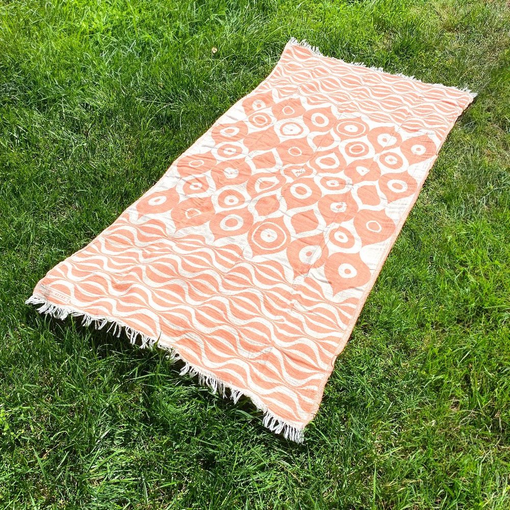 100% Organic cotton Peshtemal, Double-sided beach, spa towel